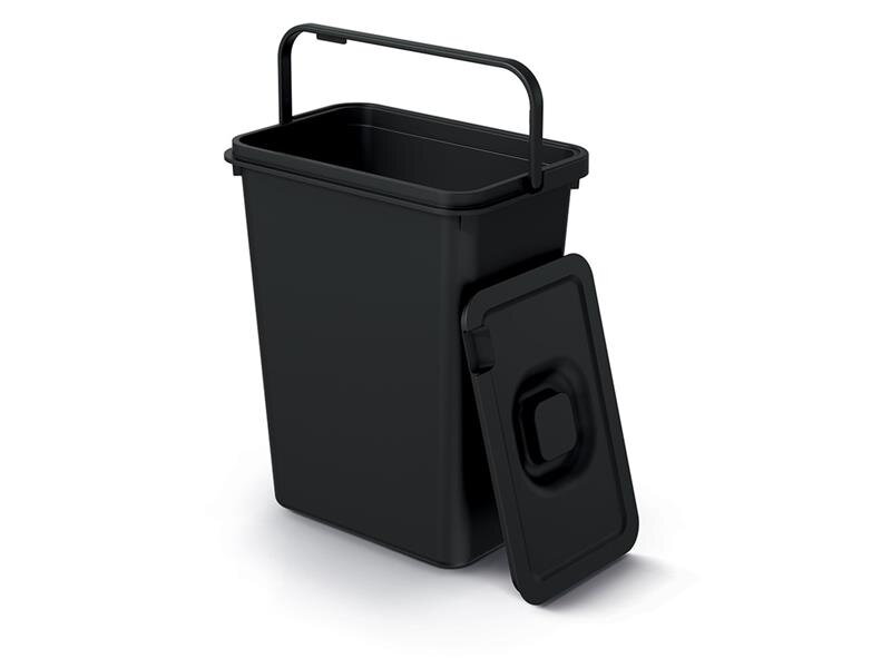 Kôš odpadkový SYSTEMA BASIC FLAP čierny s vekom 10l Kôš odpadkový SYSTEMA BASIC FLAP čierny s vekom 10l