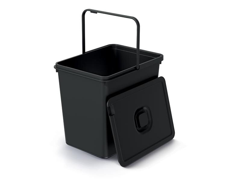 Kôš odpadkový SYSTEMA BASIC FLAP čierny s vekom 23l Kôš odpadkový SYSTEMA BASIC FLAP čierny s vekom 23l