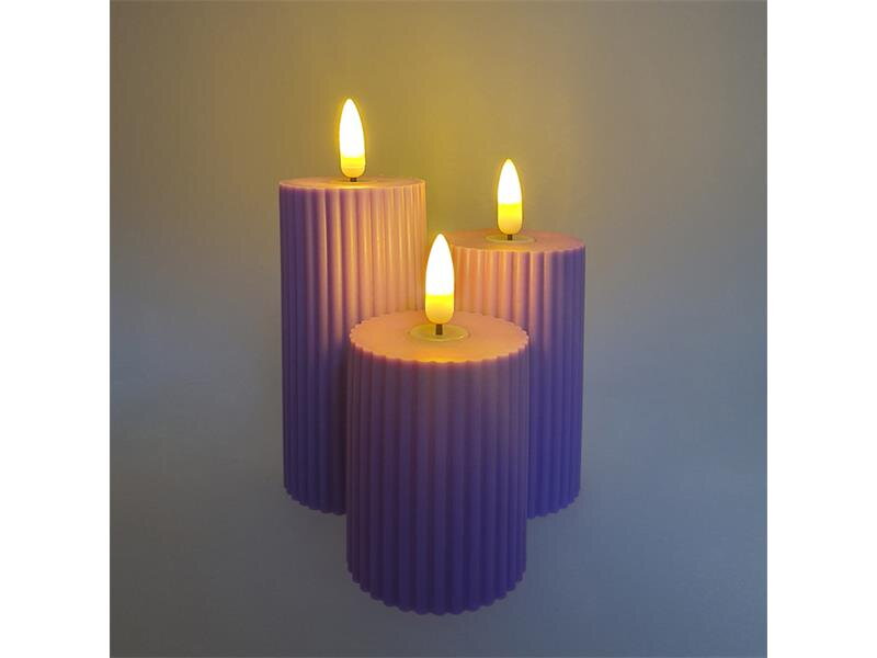 LED sviečka HOME DECOR HD-140 sada 3ks LED sviečka HOME DECOR HD-140 sada 3ks