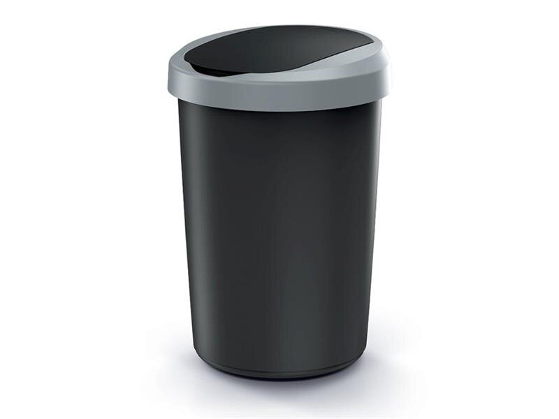 Kôš odpadkový COMPACTA R FLAP čierny so svetlo šedým vekom 40l Kôš odpadkový COMPACTA R FLAP čierny so svetlo šedým vekom 40l