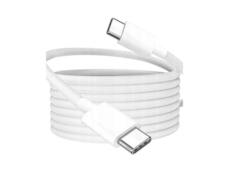 Kábel LTC LX034802 USB-C/USB-C 1m White pre iPhone 15 Kábel LTC LX034802 USB-C/USB-C 1m White pre iPhone 15