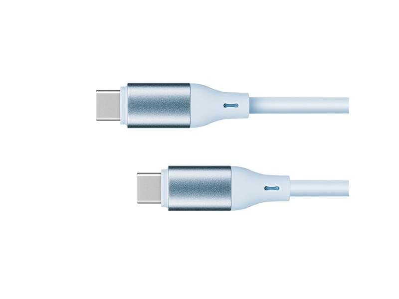 Kábel KRUGER & MATZ KM1269-1BL USB-C/USB-C 1m Blue Kábel KRUGER & MATZ KM1269-1BL USB-C/USB-C 1m Blue
