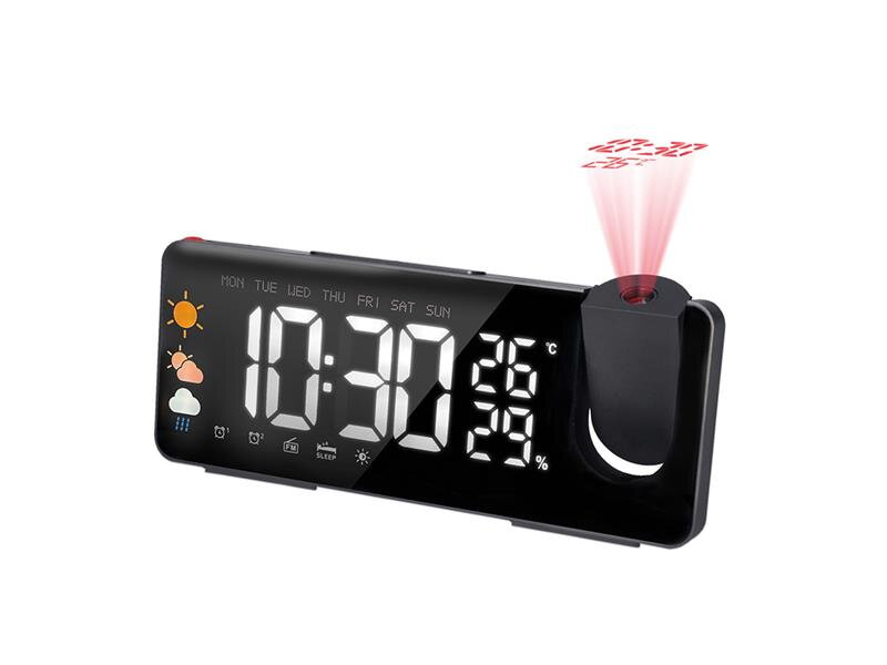 Rádiobudík s meteostanicou SOLIGHT CA05 projekčný Rádiobudík s meteostanicou SOLIGHT CA05 projekčný