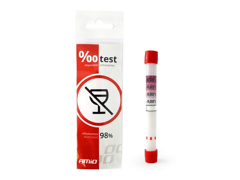 Jednorazový test na alkohol AMIO 01160 Jednorazový test na alkohol AMIO 01160