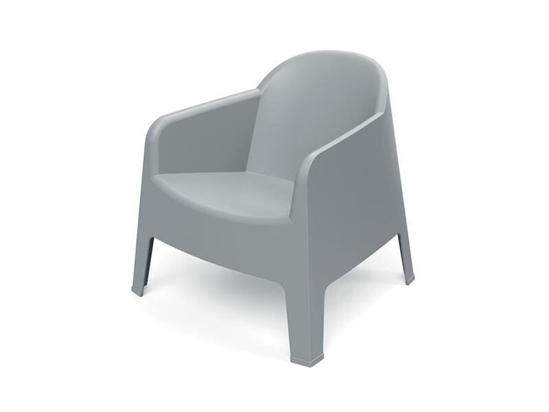 Kreslo záhradné MILANE 745x730x735mm - šedá Kreslo záhradné MILANE 745x730x735mm - šedá