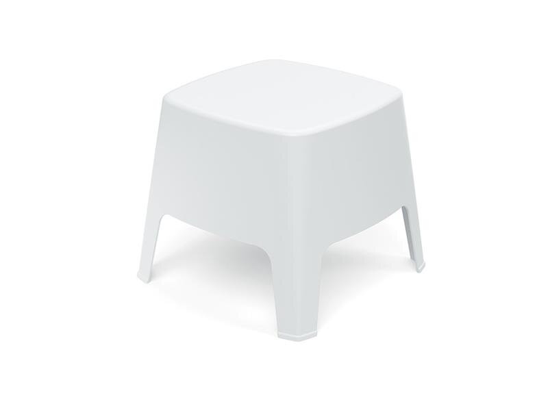 Stolička MILANE 485x485x420mm - biela Stolička MILANE 485x485x420mm - biela