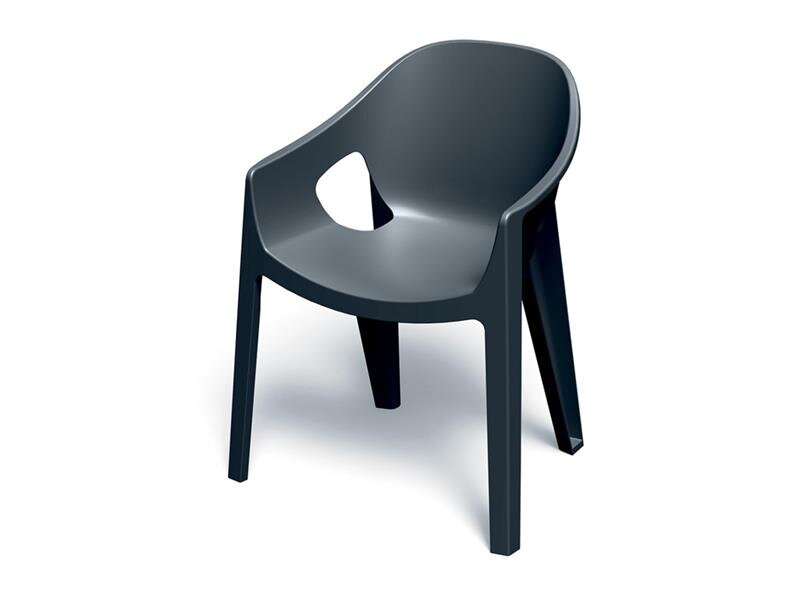 Stolička záhradná PREMO 650x560x825mm - uhoľná Stolička záhradná PREMO 650x560x825mm - uhoľná