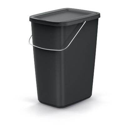 Kôš odpadkový COMPACTA Q FLAP BASIC čierný 12l Kôš odpadkový COMPACTA Q FLAP BASIC čierný 12l