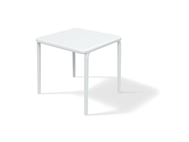 Stôl záhradný BRENE 795x795x755mm - biela Stôl záhradný BRENE 795x795x755mm - biela