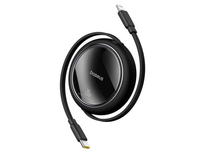Kábel BASEUS Free2Pull USB-C/Lightning 1m Black 20W Kábel BASEUS Free2Pull USB-C/Lightning 1m Black 20W