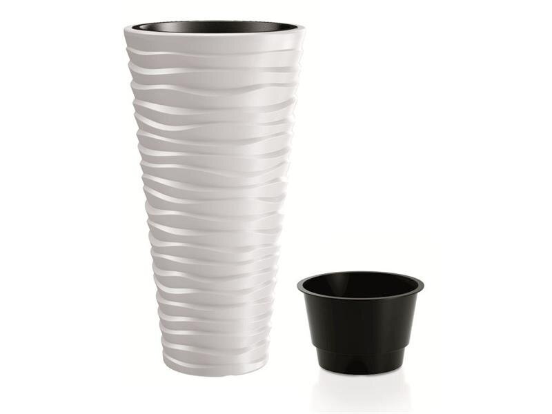 Kvetináč SAND SLIM biely 34,9cm Kvetináč SAND SLIM biely 34,9cm