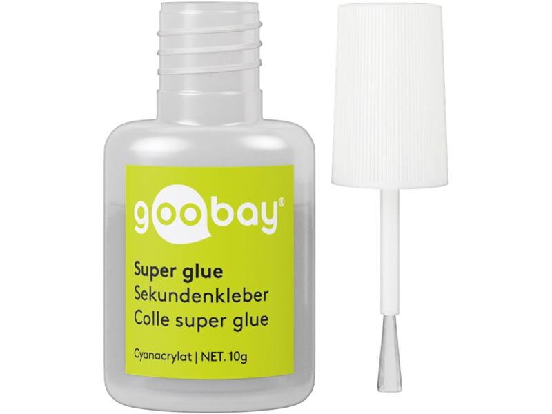 Lepidlo sekundové GOOBAY Super Glue 10g Lepidlo sekundové GOOBAY Super Glue 10g