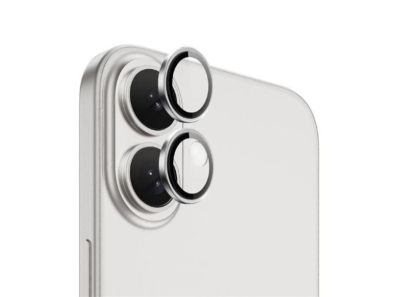 Ochranná fólia na objektív fotoaparátu pre iPhone 16/16 PLUS Silver Ochranná fólia na objektív fotoaparátu pre iPhone 16/16 PLUS Silver