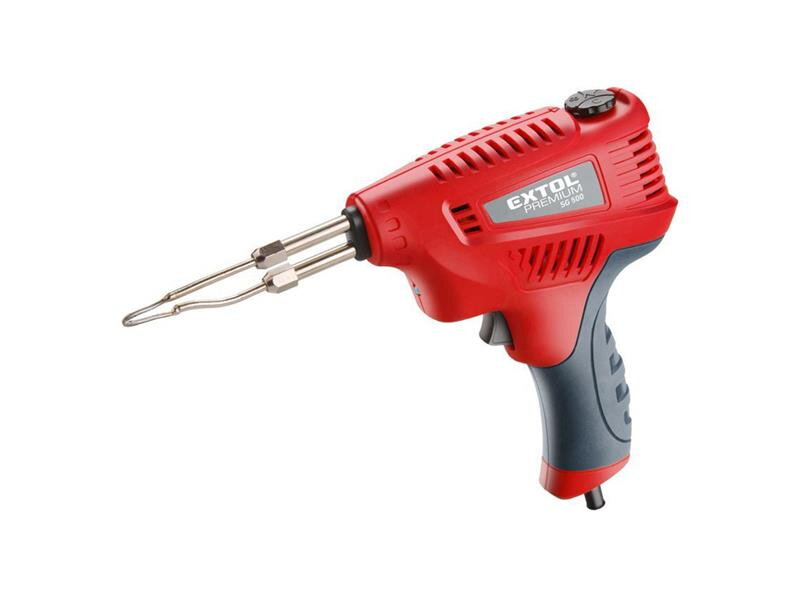 Pistole pájecí s regulací teploty, transformátorová, 200W, EXTOL PREMIUM 8894510 Pistole pájecí s regulací teploty, transformátorová, 200W, EXTOL PREMIUM 8894510