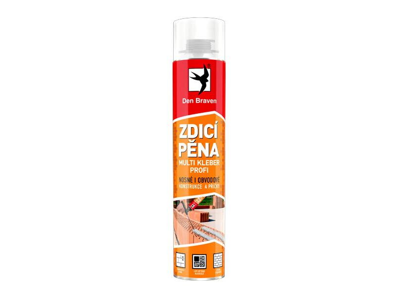 Pena DEN BRAVEN MULTI KLEBER PROFI pištoľová 750ml Pena DEN BRAVEN MULTI KLEBER PROFI pištoľová 750ml