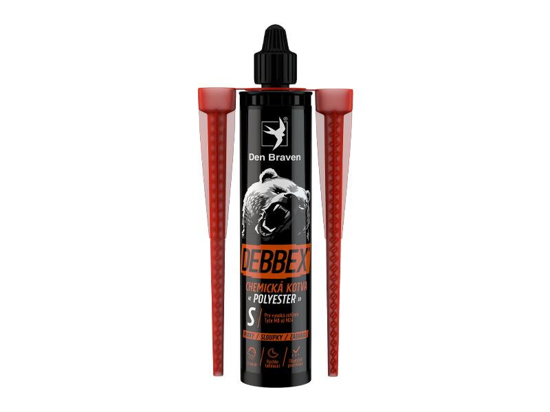 Kotva chemická DEN BRAVEN DEBBEX POLYESTER S 380ml Kotva chemická DEN BRAVEN DEBBEX POLYESTER S 380ml