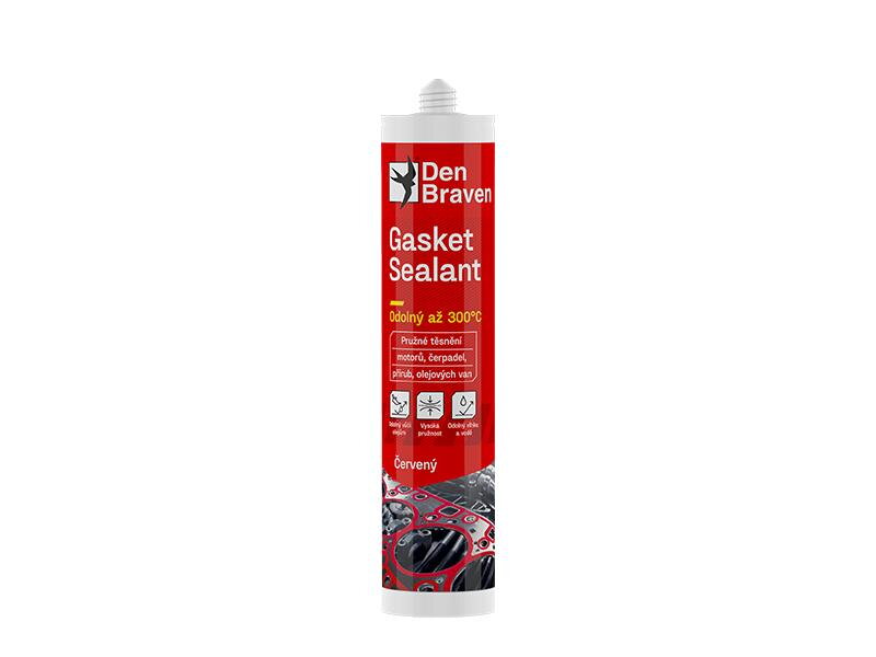 Gasket sealant DEN BRAVEN červený 280ml Gasket sealant DEN BRAVEN červený 280ml