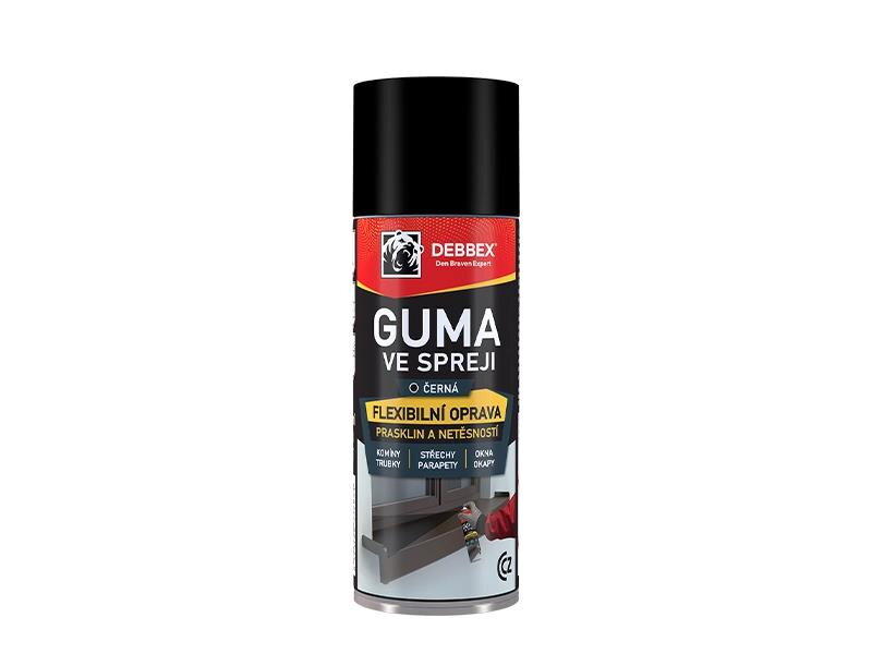 Guma v spreji DEBBEX čierna 400ml Guma v spreji DEBBEX čierna 400ml