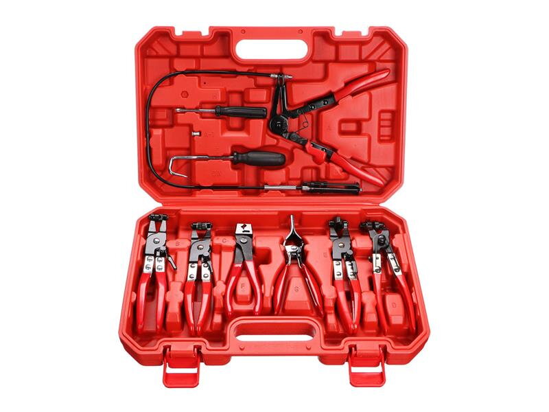 Kliešte na hadicové spony SIXTOL Mechanic Hose Clamp Set 9 9ks Kliešte na hadicové spony SIXTOL Mechanic Hose Clamp Set 9 9ks