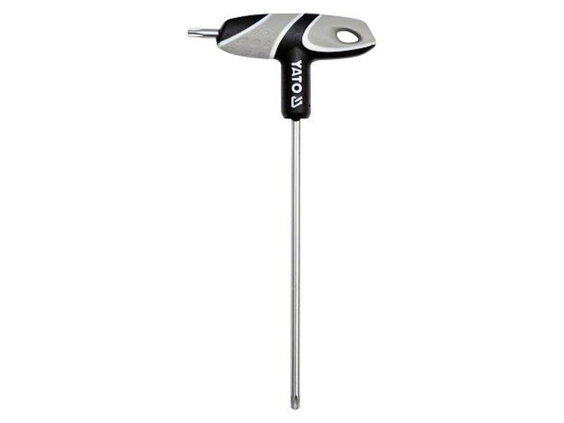 Šroubovák T TORX T30 s otvorem YATO YT-05608 Šroubovák T TORX T30 s otvorem YATO YT-05608