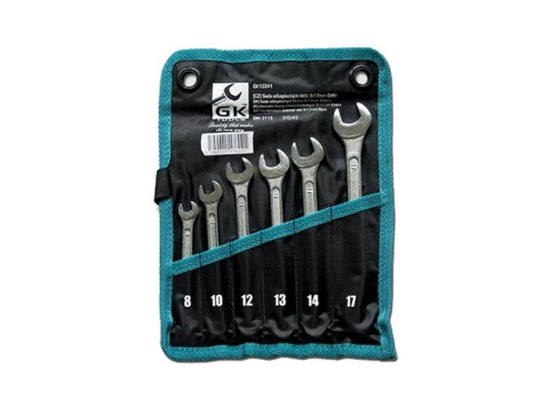 Klíče očkoploché, sada 6 ks, 6-17mm GK TOOLS Klíče očkoploché, sada 6 ks, 6-17mm GK TOOLS