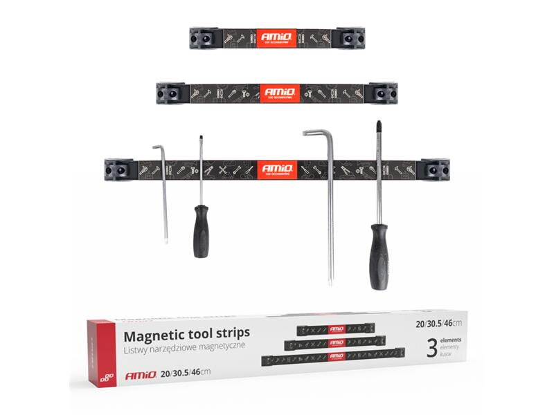 Držiak na náradie AMIO 04263 magnetický 3ks Držiak na náradie AMIO 04263 magnetický 3ks
