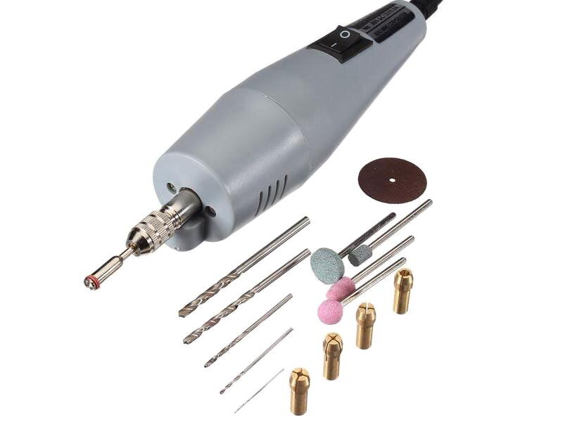 Vŕtačka HADEX 12V/10W s príslušenstvom Vŕtačka HADEX 12V/10W s príslušenstvom