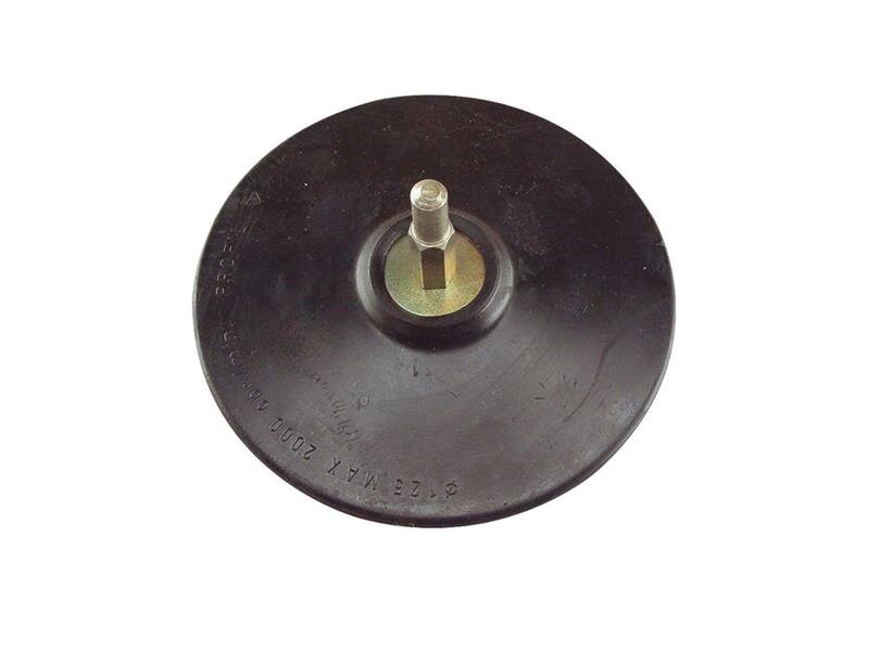 Nosič brusných výseků do vrtačky - suchý zip ∅125mm, stopka 8mm EXTOL CRAFT Nosič brusných výseků do vrtačky - suchý zip ∅125mm, stopka 8mm EXTOL CRAFT