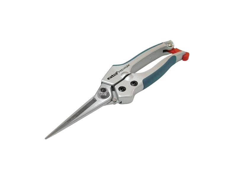 Nůžky zahradnické přímé 200mm, na stříhání do pr. 6mm, pracovní délka čelistí 75mm EXTOL PREMIUM Nůžky zahradnické přímé 200mm, na stříhání do pr. 6mm, pracovní délka čelistí 75mm EXTOL PREMIUM