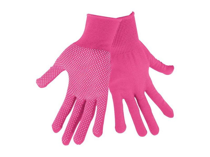 Rukavice z polyesteru s PVC terčíkmi na dlani, veľkosť 7 "EXTOL LADY EX99719 Rukavice z polyesteru s PVC terčíkmi na dlani, veľkosť 7 "EXTOL LADY EX99719