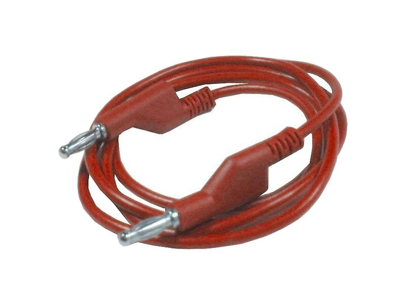 Propojovací kabel 1mm2/ 2m s banánky červený Propojovací kabel 1mm2/ 2m s banánky červený