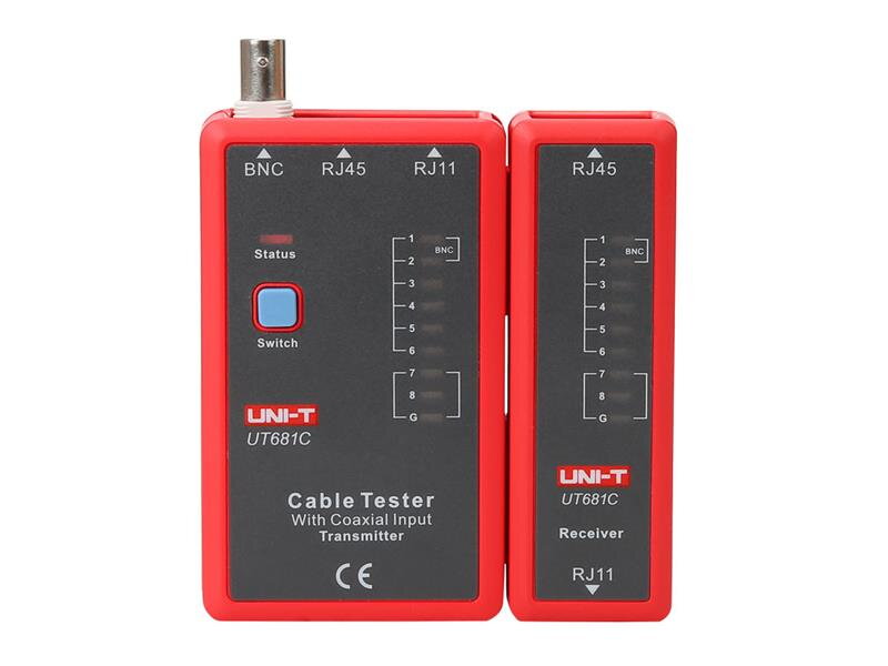 Tester kabelu UNI-T UT681C (RJ45, RJ11, BNC) Tester kabelu UNI-T UT681C (RJ45, RJ11, BNC)