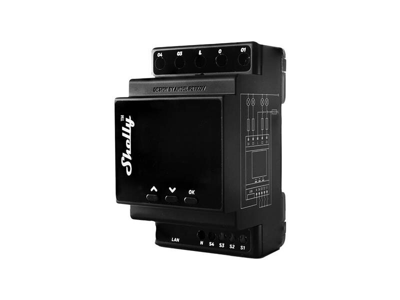 Relé na DIN lištu SHELLY PRO 4PM V1 Wi-Fi Relé na DIN lištu SHELLY PRO 4PM V1 Wi-Fi