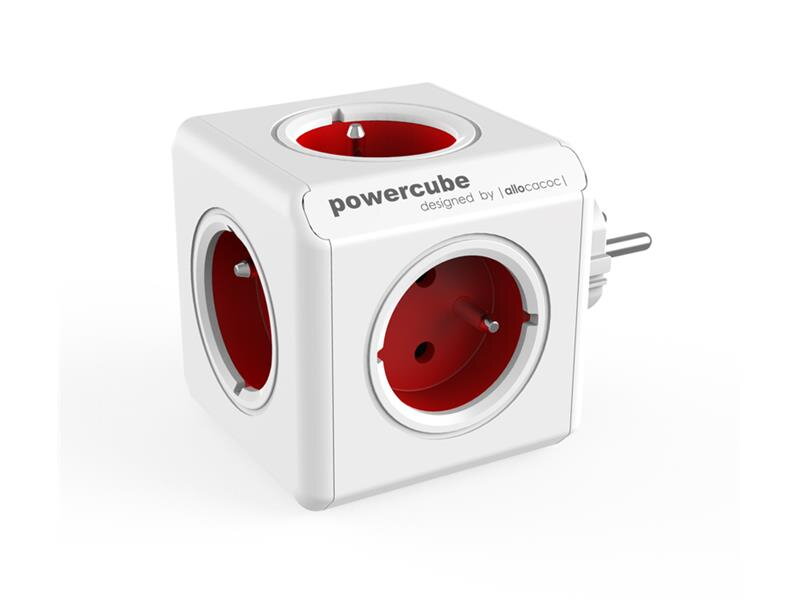 Zásuvka PowerCube ORIGINAL červená Zásuvka PowerCube ORIGINAL červená