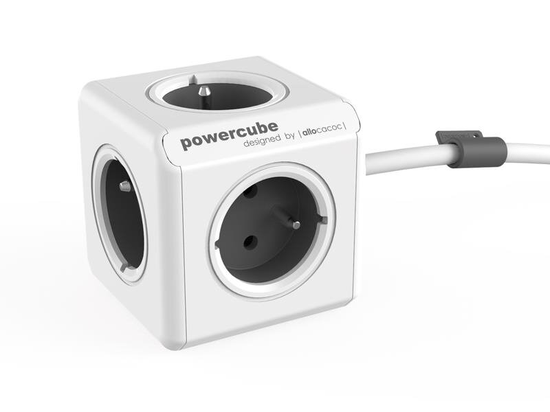 Zásuvka PowerCube EXTENDED s káblom 1.5m šedá Zásuvka PowerCube EXTENDED s káblom 1.5m šedá