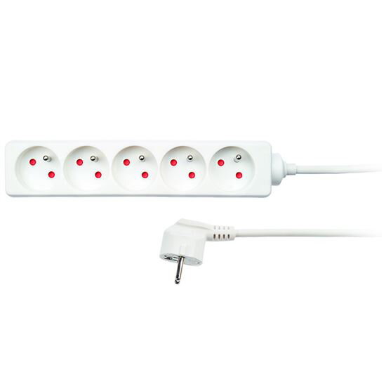 Predlžovací kábel 5 zásuviek 1,5m SOLIGHT PP40 Predlžovací kábel 5 zásuviek 1,5m SOLIGHT PP40