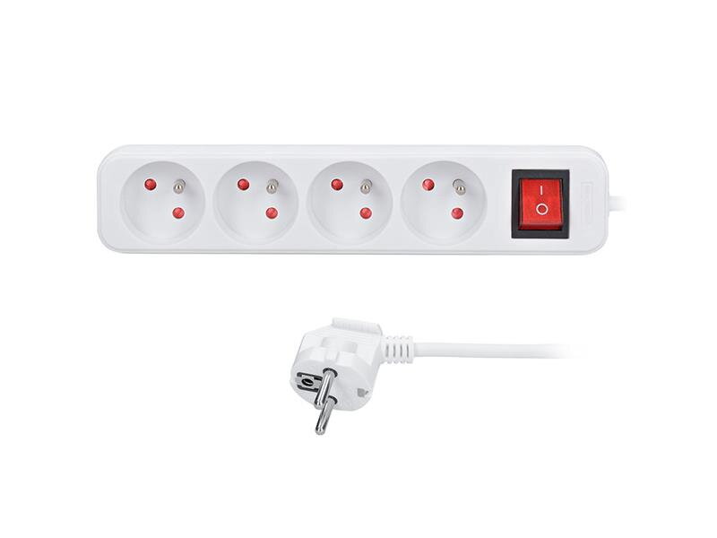 Predlžovací kábel 4 zásuvky 3m SOLIGHT PP32X Predlžovací kábel 4 zásuvky 3m SOLIGHT PP32X