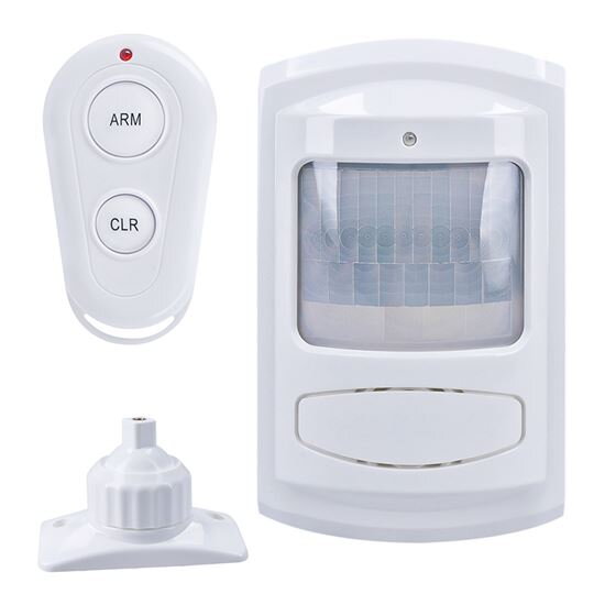 GSM Alarm, pohybový senzor, dálk. ovl., bílý, 1D11, SOLIGHT GSM Alarm, pohybový senzor, dálk. ovl., bílý, 1D11, SOLIGHT
