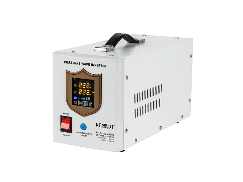 Zdroj záložný KEMOT PROsinus-1000 700W 12V White Zdroj záložný KEMOT PROsinus-1000 700W 12V White