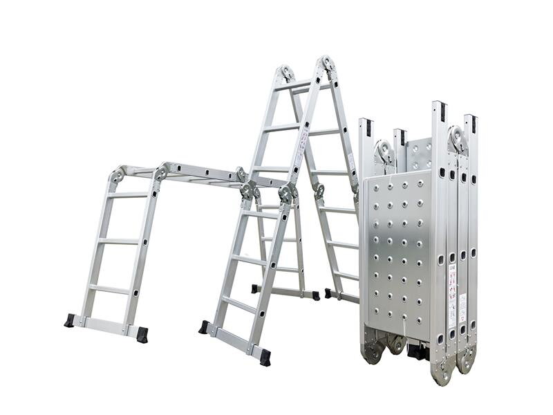 Rebríky hliníkové multifunkčné G21 GA-SZ-4x3-3,7M + podlaha Rebríky hliníkové multifunkčné G21 GA-SZ-4x3-3,7M + podlaha