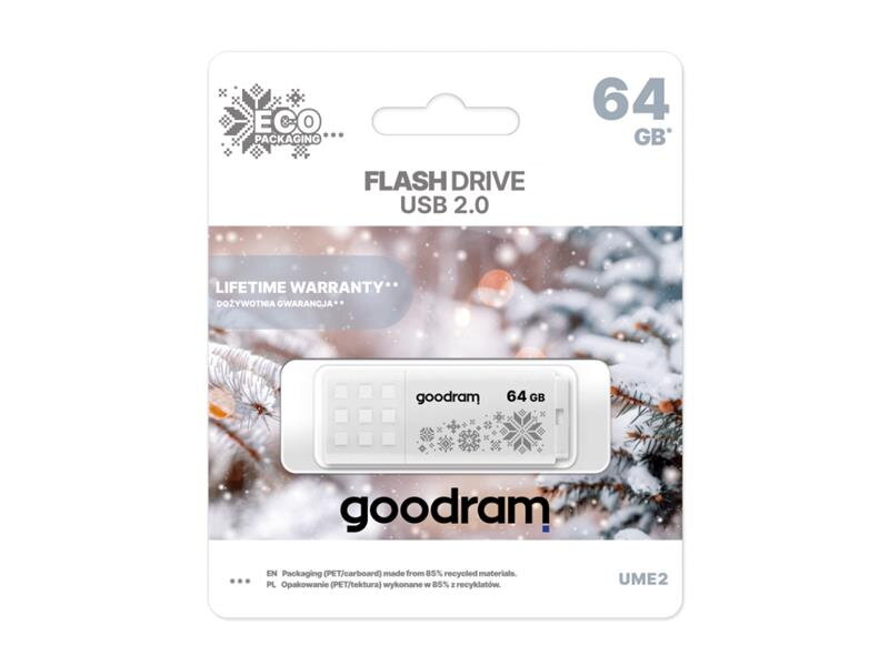 Flash disk GOODRAM USB 2.0 64GB Winter Edition Flash disk GOODRAM USB 2.0 64GB Winter Edition