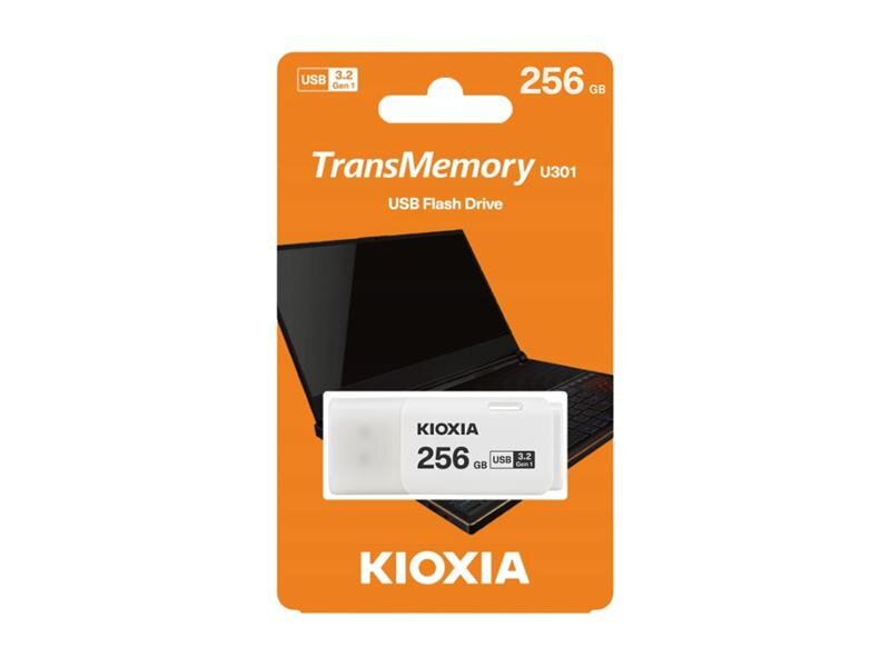 Flash disk KIOXIA Hayabusa USB 3.2 256GB biela Flash disk KIOXIA Hayabusa USB 3.2 256GB biela