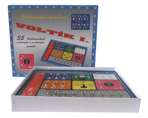 Stavebnice VOLTÍK I. elektronická stavebnice Stavebnice VOLTÍK I. elektronická stavebnice