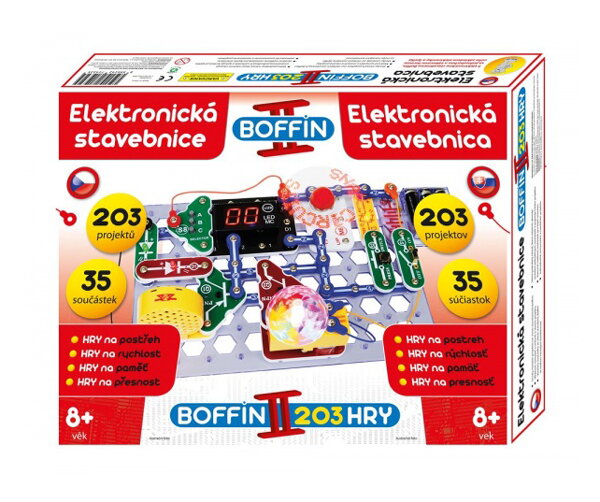 Stavebnica elektronická BOFFIN II 203 HRY Stavebnica elektronická BOFFIN II 203 HRY