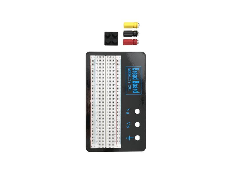 Skúšobné nepájivé kontaktné pole TIPA 630W, napájací zdierky Skúšobné nepájivé kontaktné pole TIPA 630W, napájací zdierky