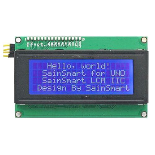 Displej LCD2004 IIC/I2C, 20x4 znaky, modré podsvietenie Displej LCD2004 IIC/I2C, 20x4 znaky, modré podsvietenie