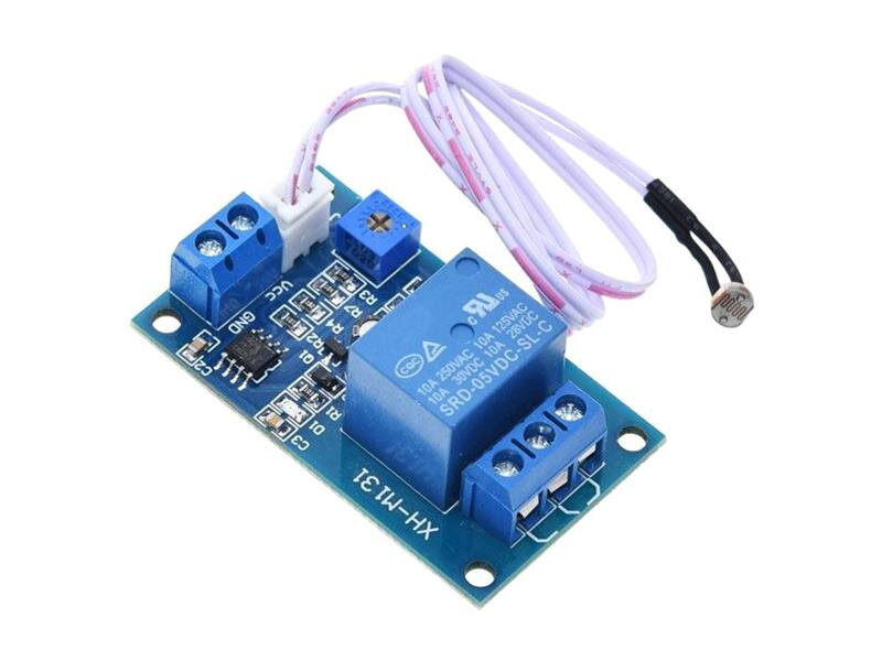 Svetlocitlivý senzor s relé, modul XH-M131, napájanie 12V Svetlocitlivý senzor s relé, modul XH-M131, napájanie 12V