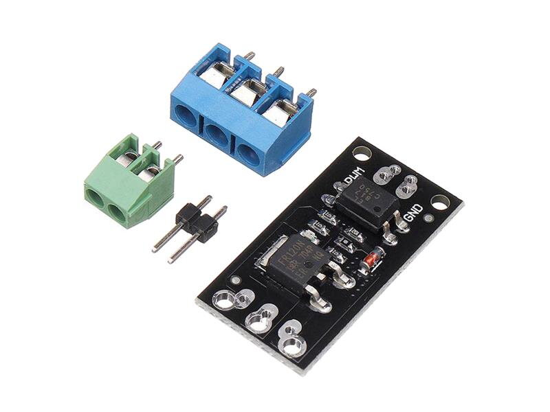 Výkonový spínač MOSFET PWM, modul s FR120N