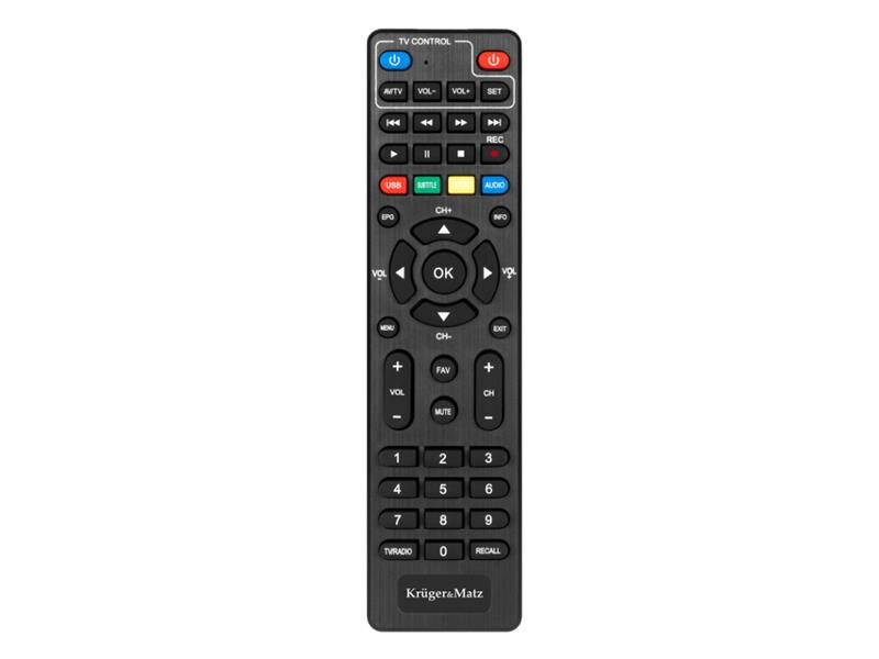 Ovládač diaľkový pre set-top box KRUGER & MATZ KM0550 Ovládač diaľkový pre set-top box KRUGER & MATZ KM0550