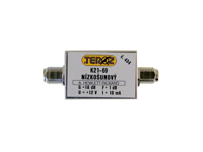 Anténní zesilovač UHF 18dB F-F Teroz Anténní zesilovač UHF 18dB F-F Teroz